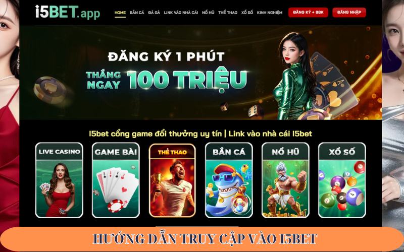 hướng dẫn truy cập vào i5bet